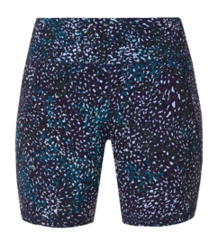 Korte broek Sweaty Betty Women Power 6" Biker Blue Aurora Print