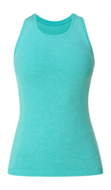 Vest Top Sweaty Betty Women Athlete Seamless Workout SeaSpray RippleBlue Marl