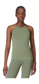 Débardeur Sweaty Betty Femme Soft Flow Double Up Bra Willow Green