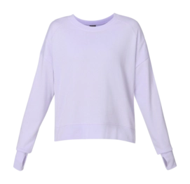 Trui Sweaty Betty Women After Class Crop Heather Purple