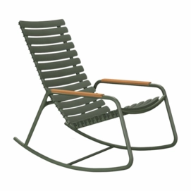 Schommelstoel Houe Reclips Rocking Chair Bamboo Olive green