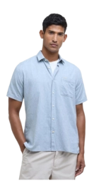 Blouse Barbour Men Nelson S/S Summer Fit Shirt Lead