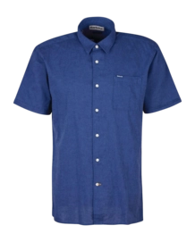 Blouse Barbour Men Nelson S/S Summer Fit Shirt Indigo