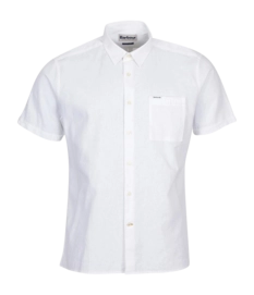 Blouse Barbour Men Nelson S/S Summer Fit Shirt White