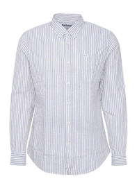Chemise Barbour Men Cresswell Seersucker Tailored Fit Shirt Stone