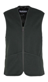 Body Warmer Barbour Men Warm Pile Waistcoat with Zip-In Liner Sage