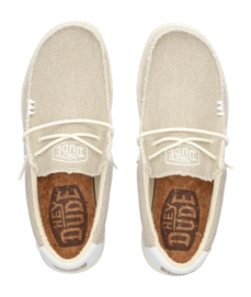 Instapper HEYDUDE Men Wally Braided Off White