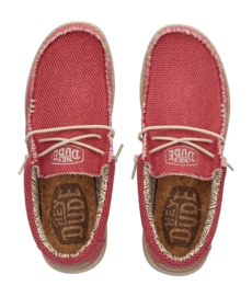 Slipper HEYDUDE Homme Wally Braided Pompeian Red