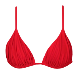 Bikini Top Barts Women Kelli Gathered Triangle Red
