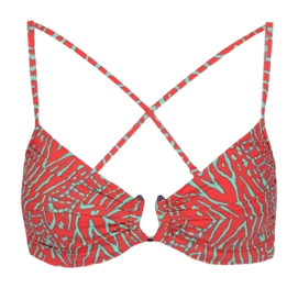 Haut de Bikini Barts Femme Anangu Cross Back Red