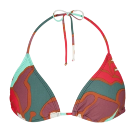 Bikini Top Barts Women Bunbe Triangle Red