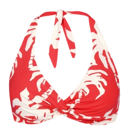 Bikini Top Barts Women Norri Cross Halter Red