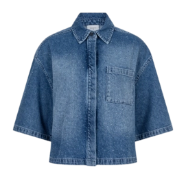Chemise Dante6 Women Daisy Rhinestone Denim Vintage blue