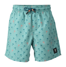 Maillot de Bain Brunotti Garçon Cestery Mini Mini Palm Aqua Bottle Green