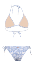 Bikini Brunotti Mahlia Swirl Damen Floral Aqua Bluebell