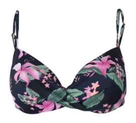 Bikini Top Brunotti Women Stefana Tropicana Top Club Tropicana Aqua Indigo Blue