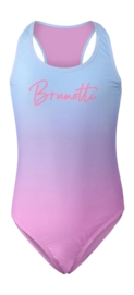 Maillot 1 Pièce Brunotti Filles Sally Dégradé Aqua Bluebell