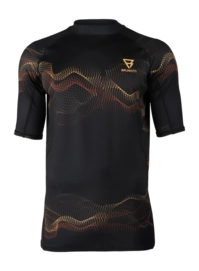 Swimming Shirt Brunotti Men Waveguard AO Rashguard Sounds From The Water Pirate Black