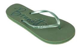Flip Flops Brunotti Women Logo Sage Green 25