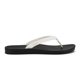 Slipper OluKai Women Uiki Bright White Lava Rock