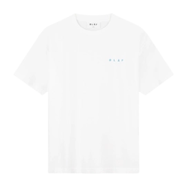 T-Shirt Olaf Hussein Men Sunscreen Face Tee Optical White