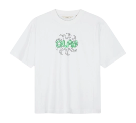 T-shirt Olaf Hussein Femme Sun Oversized Tee Optical White