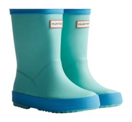 Wellies Hunter Kids First Classic Pool Blue / Blue Bottle