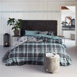 Bettwäsche Rivièra Maison Tartan Tweed Sand Flanell