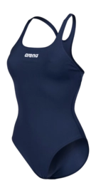 Maillot 1 pièce Arena Women W Team Swimsuit Swim Pro Solid Navy / White