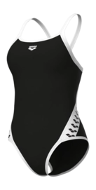 Swimsuits Arena Women W Icons Super Fly Back Solid Black/White