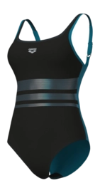 Swimsuits Arena Women W Swimsuit Pink Wing Back C Cup night grey-green Blue