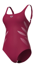 Badeanzug Arena W Swimsuit Milena Wing Back C Cup Red Damen Onion