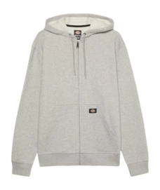 Zip Sweatshirt Dickies Men Full Zip Fleece Heather Grey