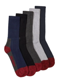 Socks Dickies Unisex Cushion Crew Sock Multi-coloured (Set of 5)
