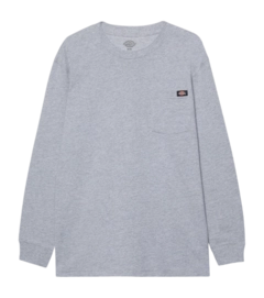 Long Sleeve T-Shirt Dickies Men Heavyweight LS Pocket Tee Heather Grey