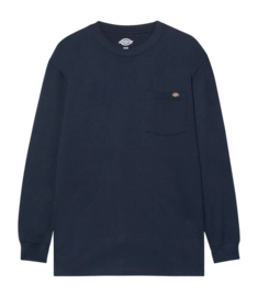 Long Sleeve T-Shirt Dickies Men Heavyweight LS Pocket Tee Dark Navy