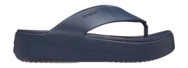 Tongs Crocs Women Getaway Plateforme Flip Navy