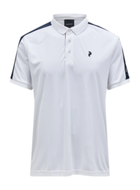 Poloshirt Peak Performance Player Polo Herren White / Salute Blue