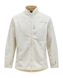 Vest Peak Performance Men Pile Zip Jacket Vintage White
