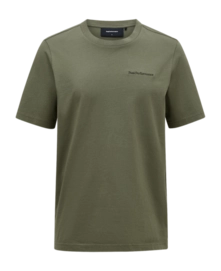 T-Shirt Peak Performance Men Original Small Logo Tee Pine Needle