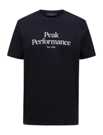 T-Shirt Peak Performance Men Original Tee Black Offwhite