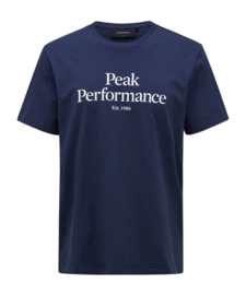 T-Shirt Peak Performance Original Tee Herren Blue Shadow