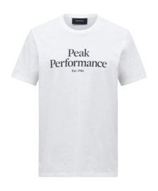 T-Shirt Peak Performance Men Original Tee Offwhite Black