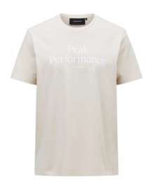 T-Shirt Peak Performance Men Original Tee Sand Fog