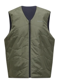 Weste Peak Performance Insulated Reversable Vest Herren Pine Needle / Black