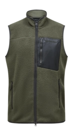 Body Warmer Peak Performance Men Pile Vest Pine Needle