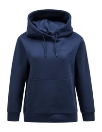 Sweat à Capuche Peak Performance Women Original Small Logo Hood Blue Shadow