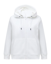 Kapuzenpullover Peak Performance Original Small Logo Zip Damen White