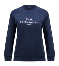 Pullover Peak Performance Original Crew Damen Blue Shadow