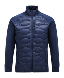 Jas Peak Performance Men Helium Down Hybrid Jacket Blue Shadow